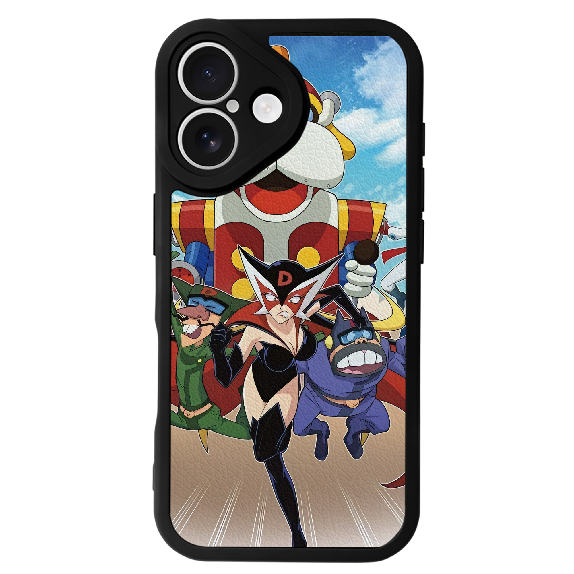 （画像用） アンパンマン Anpanman 【iPhone 16シリーズ対応】シリコンスマホケース（レザー調） 材質：シリコン